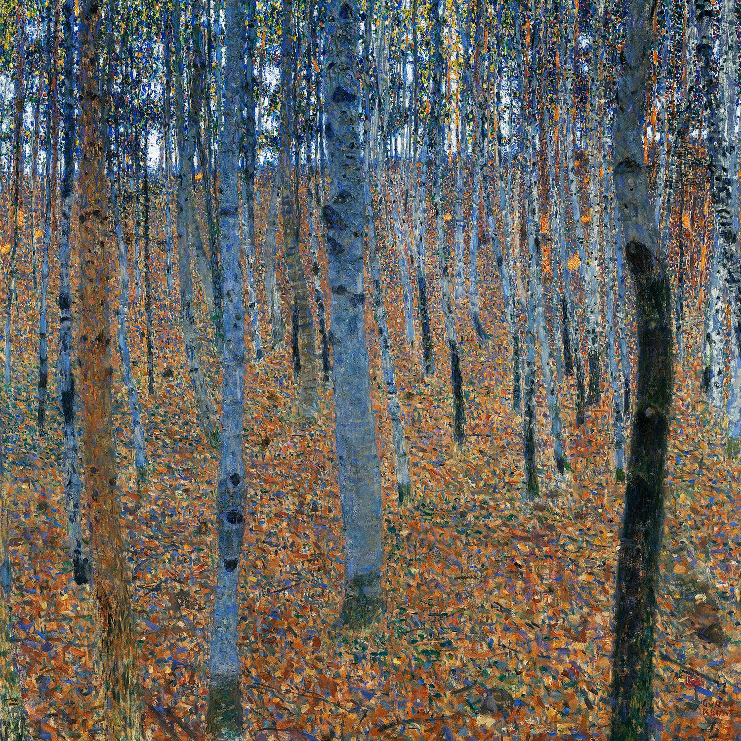 Beech Grove I (1902) - Art Print by Gustav Klimt | GIANT ART