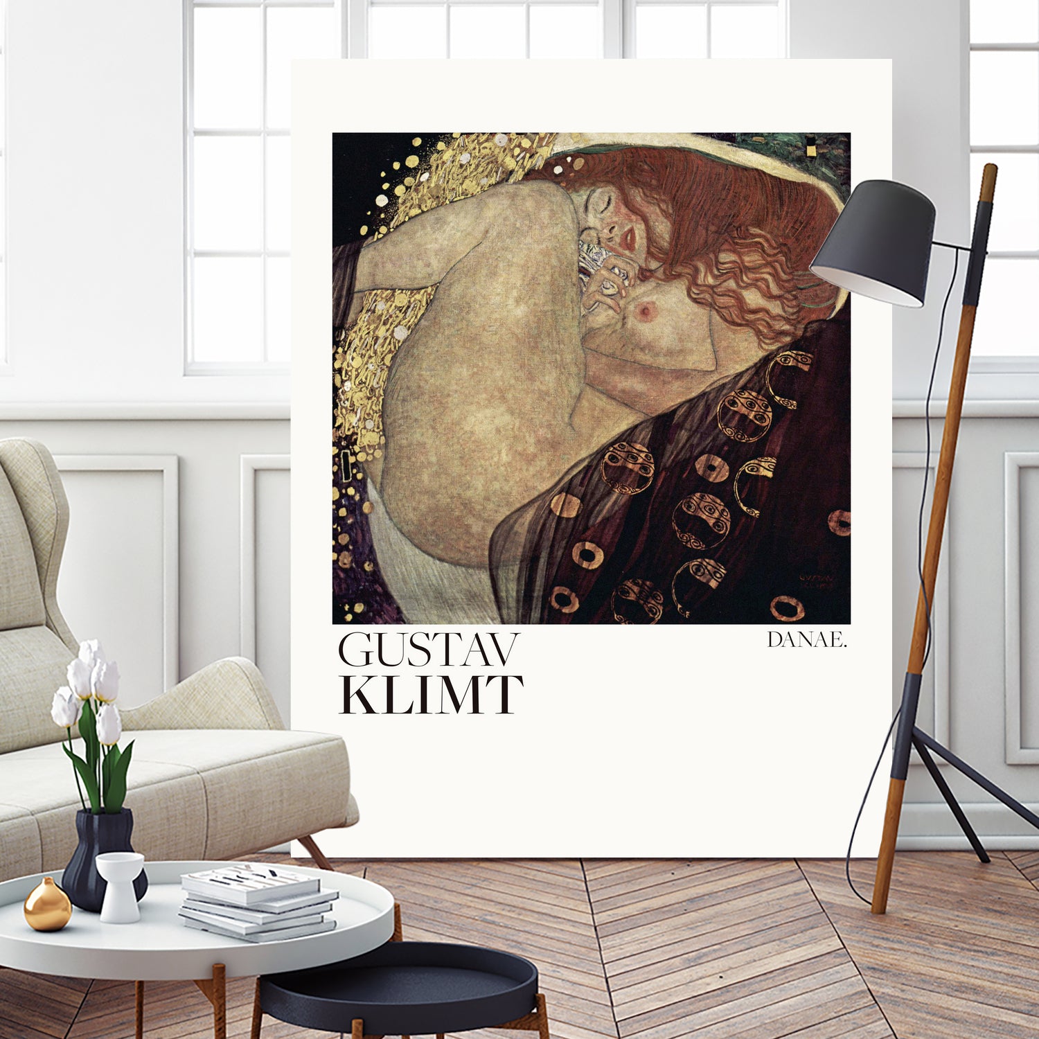 Danae (1907 1908) Poster by Gustav Klimt on GIANT ART - 5906 illustration