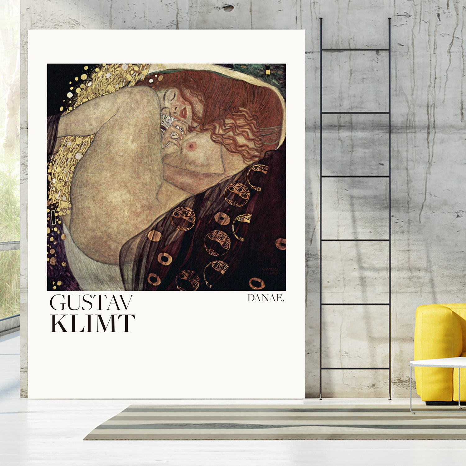 Danae (1907 1908) Poster by Gustav Klimt on GIANT ART - 5906 illustration