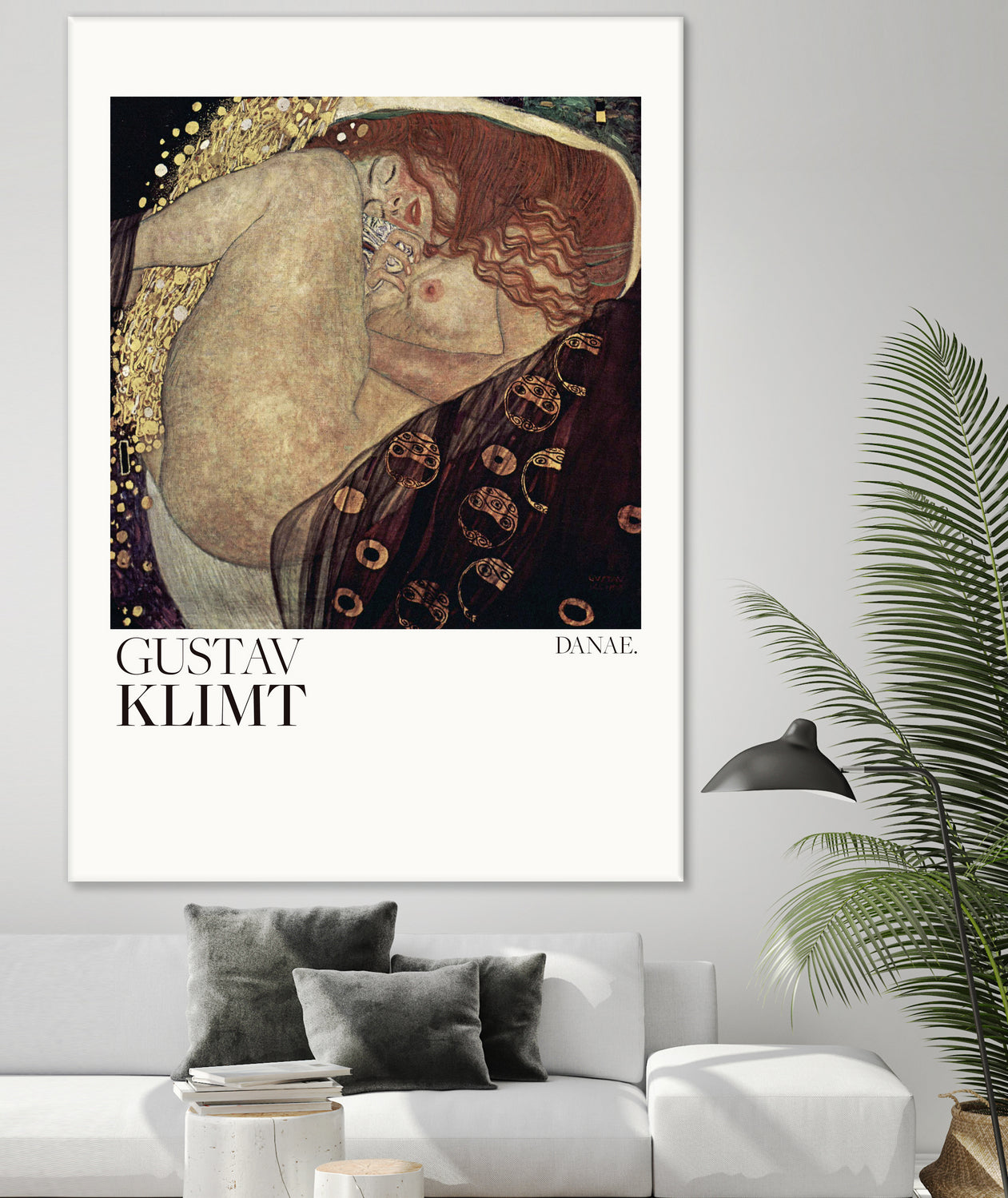 Danae (1907 1908) Poster by Gustav Klimt on GIANT ART - 5906 illustration
