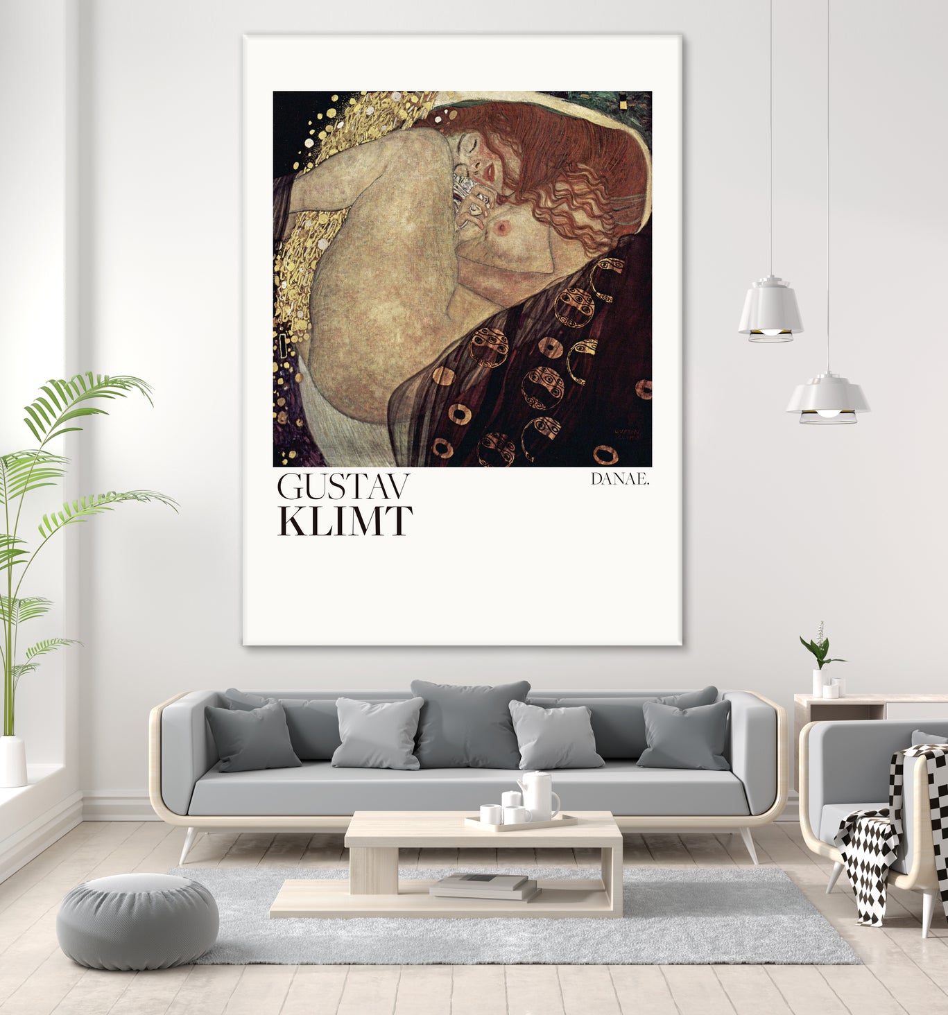 Danae (1907 1908) Poster by Gustav Klimt on GIANT ART - 5906 illustration