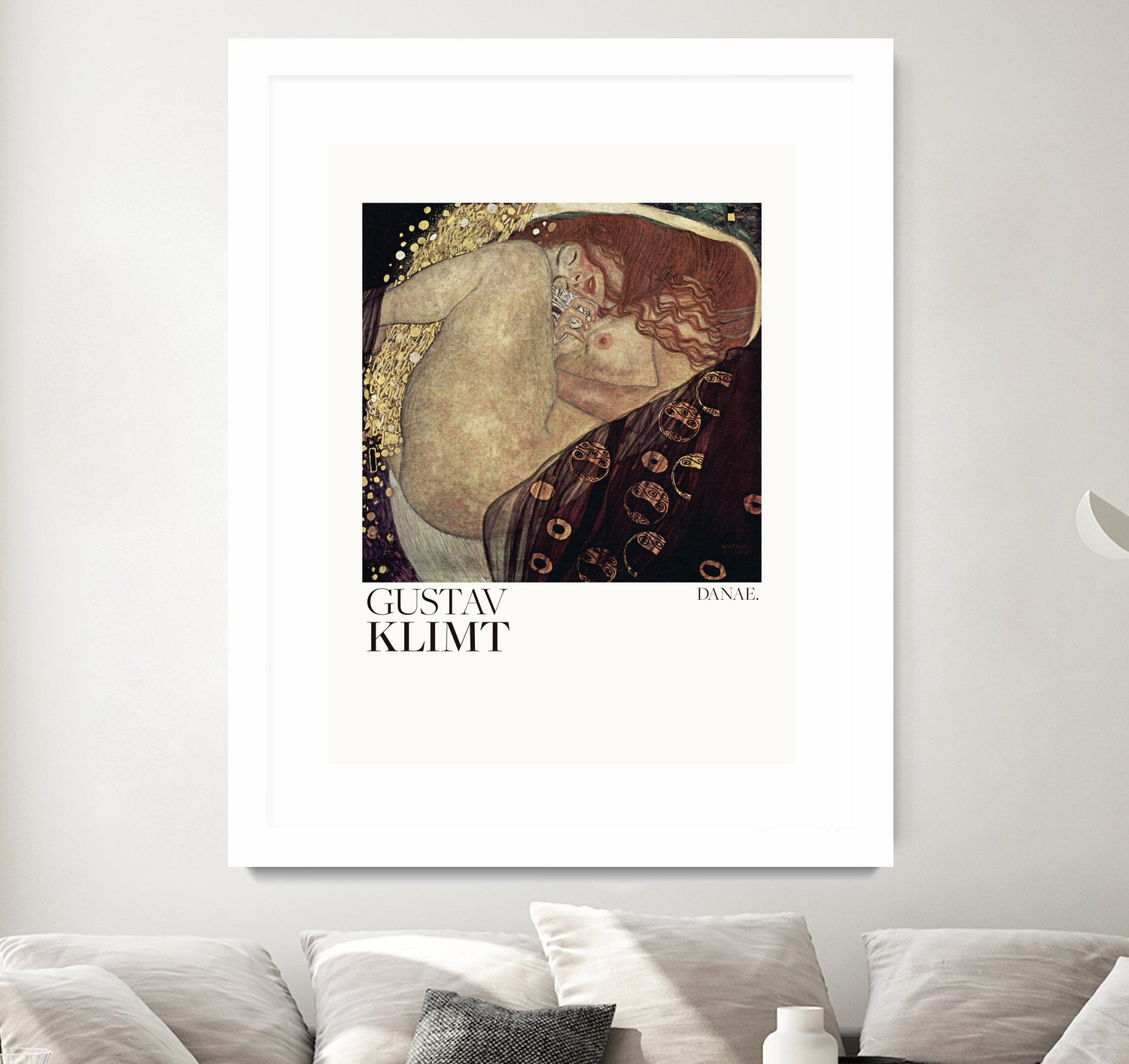 Danae (1907 1908) Poster by Gustav Klimt on GIANT ART - 5906 illustration