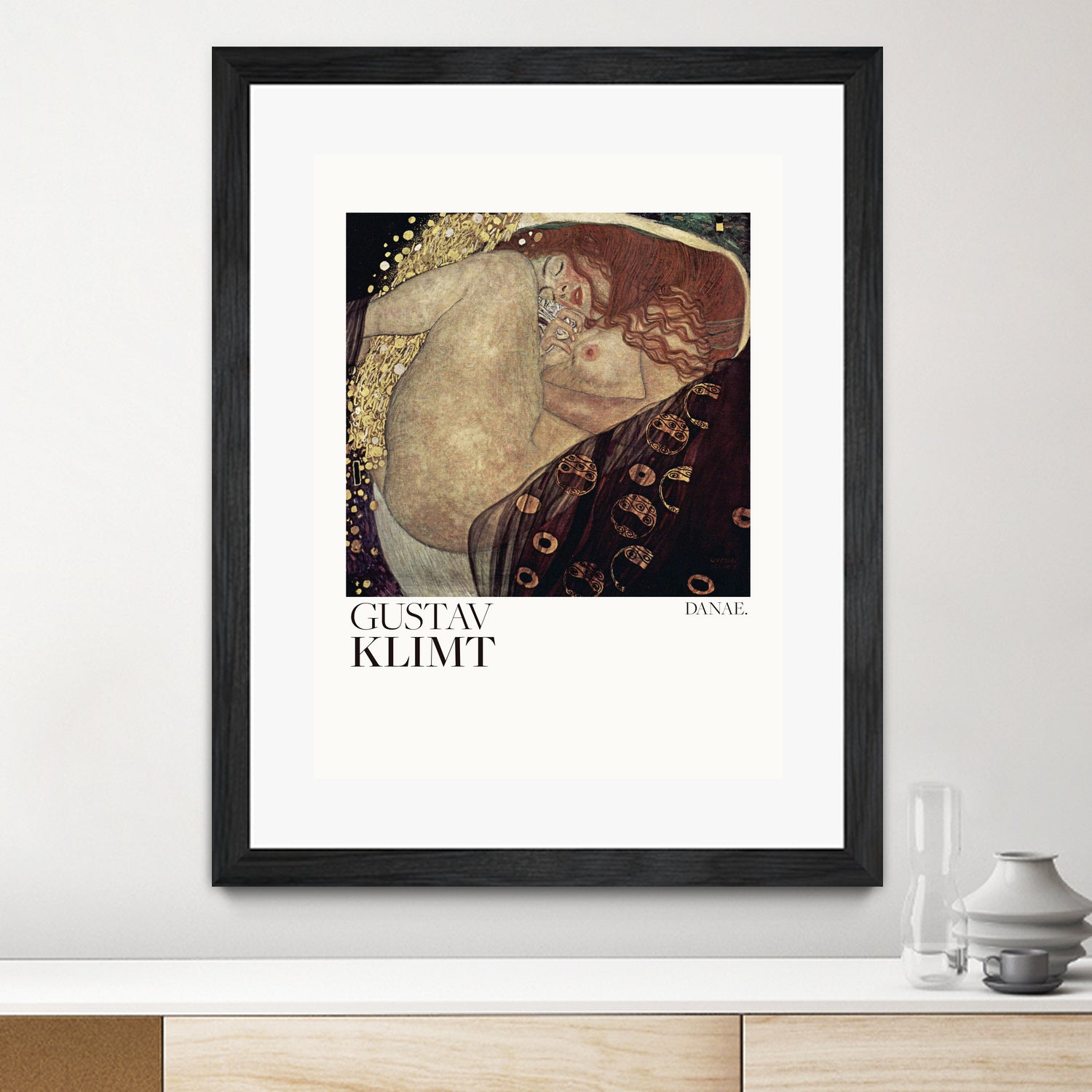 Danae (1907 1908) Poster by Gustav Klimt on GIANT ART - 5906 illustration