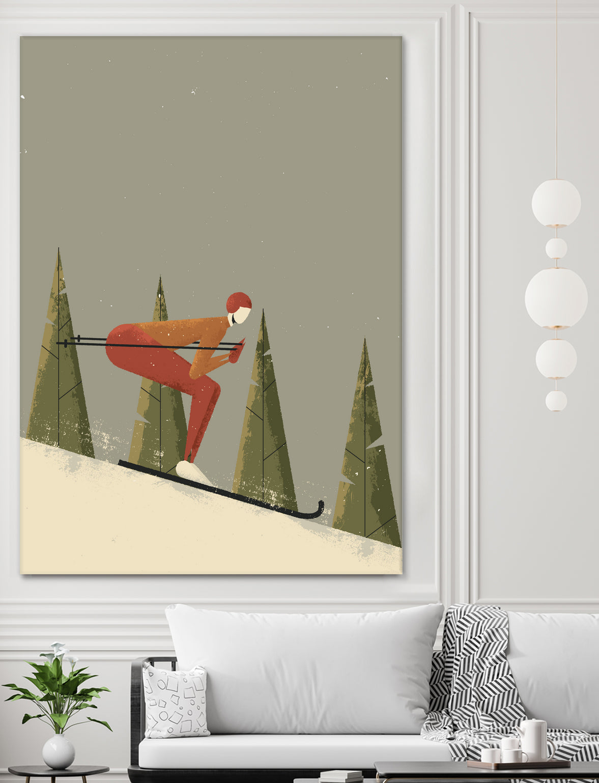 Skiing by Vision Grasp Art on GIANT ART