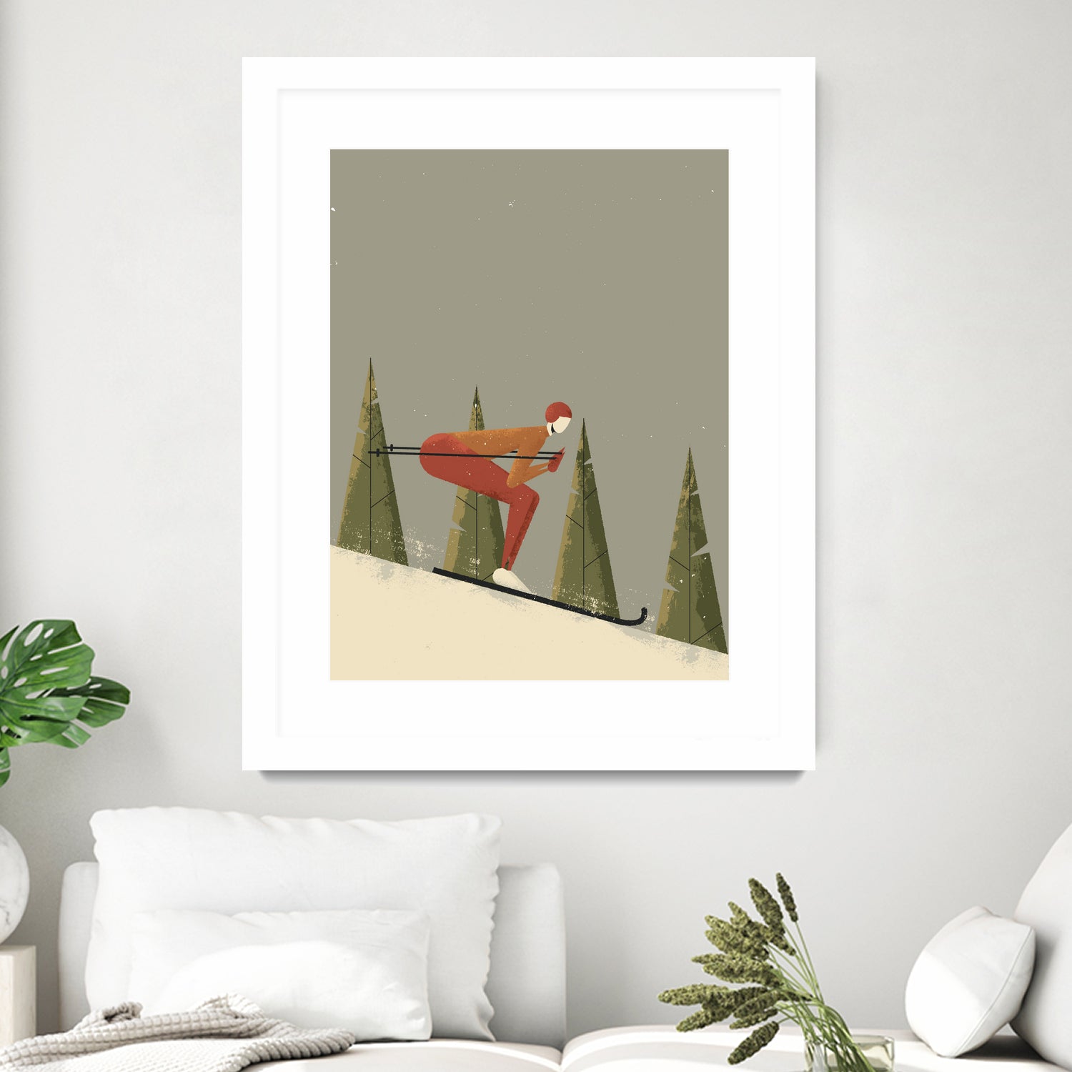 Skiing by Vision Grasp Art on GIANT ART