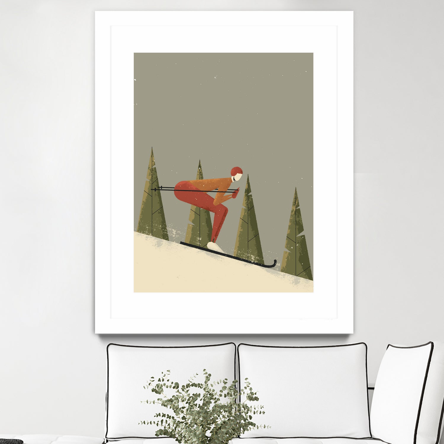 Skiing by Vision Grasp Art on GIANT ART