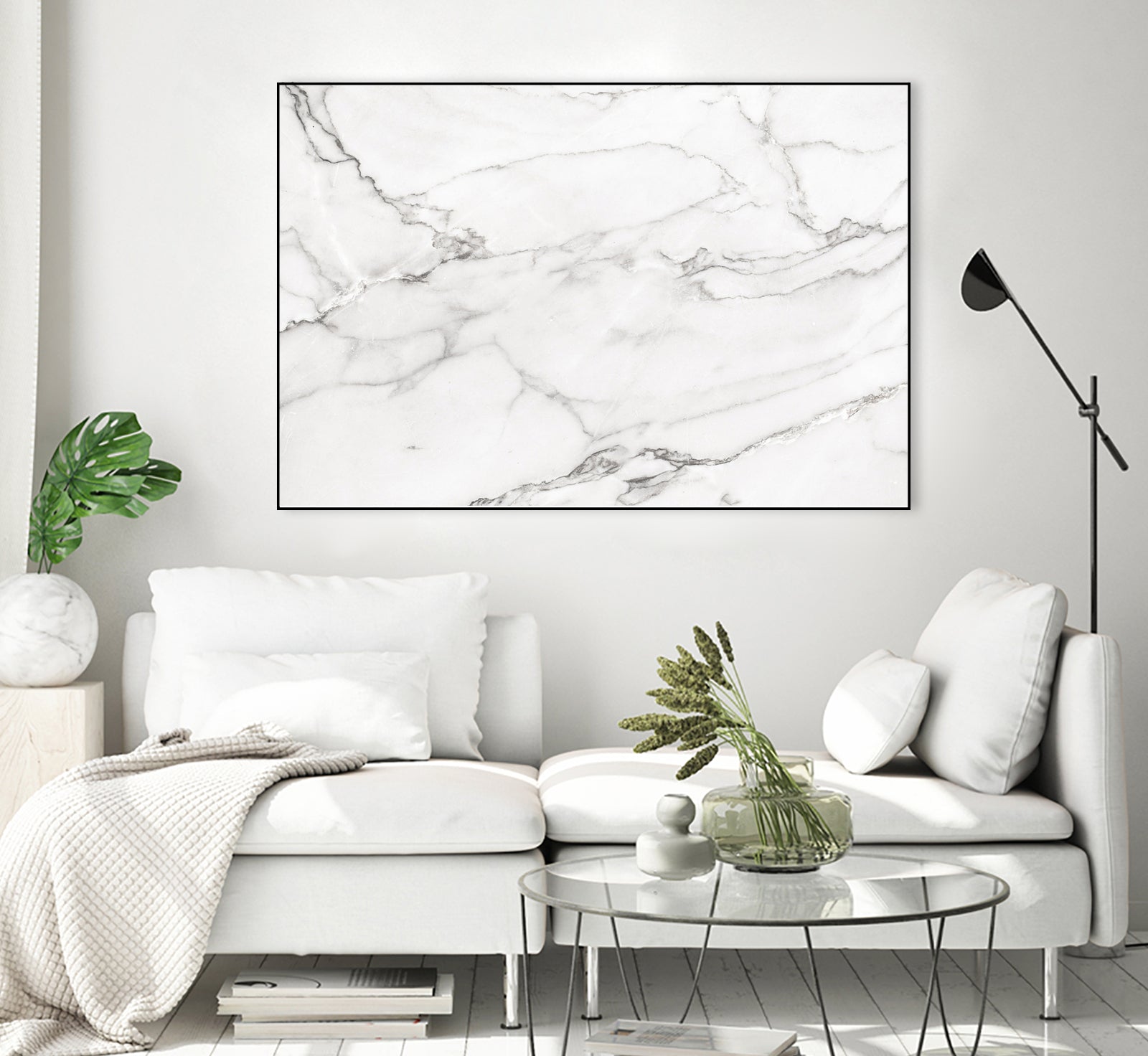 White Marble I by amini54 on GIANT ART - 15000 photography