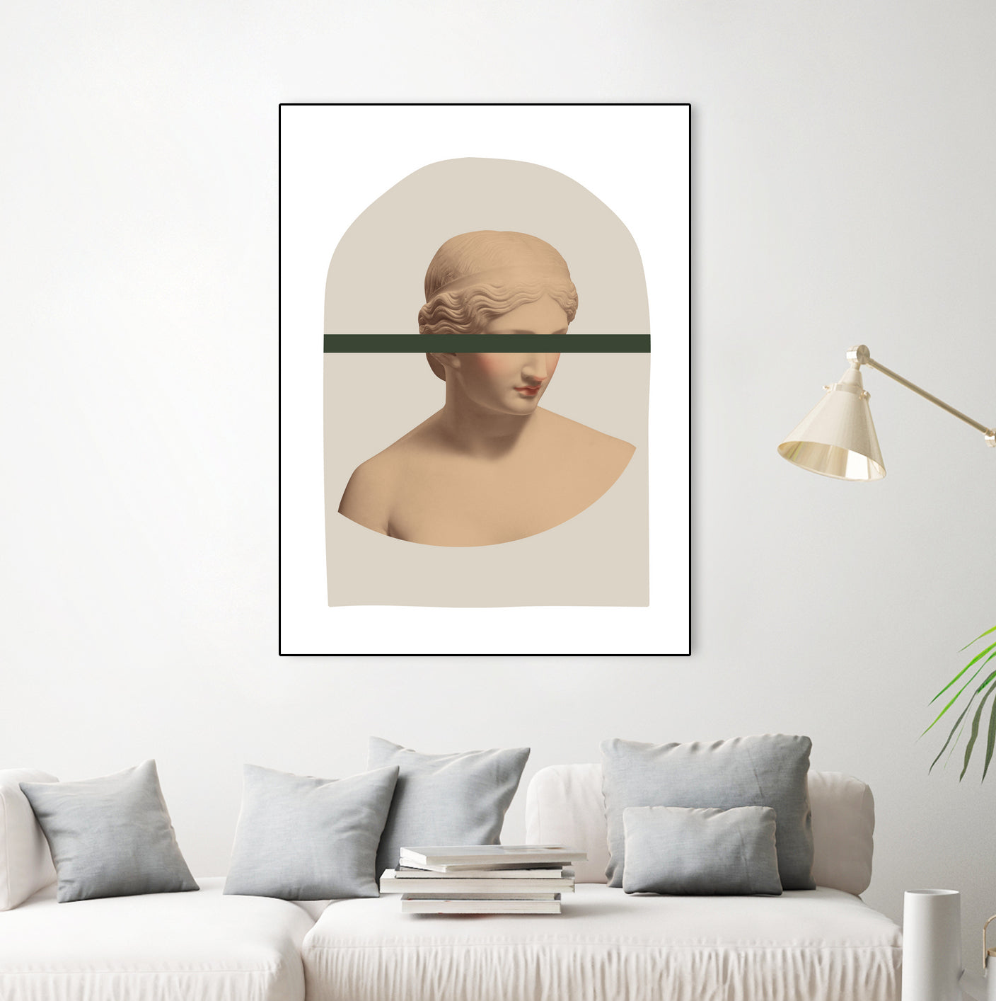 Artemis Mustard and Green by Grace Digital Art on GIANT ART -  figurative