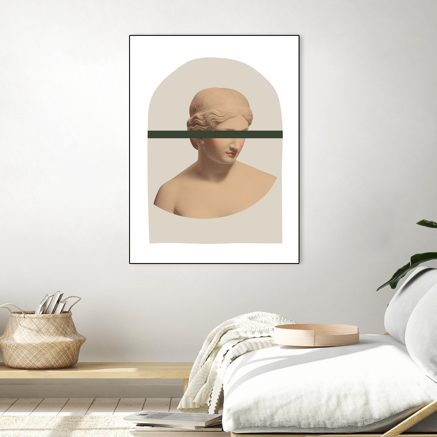 Artemis Mustard and Green by Grace Digital Art on GIANT ART -  figurative