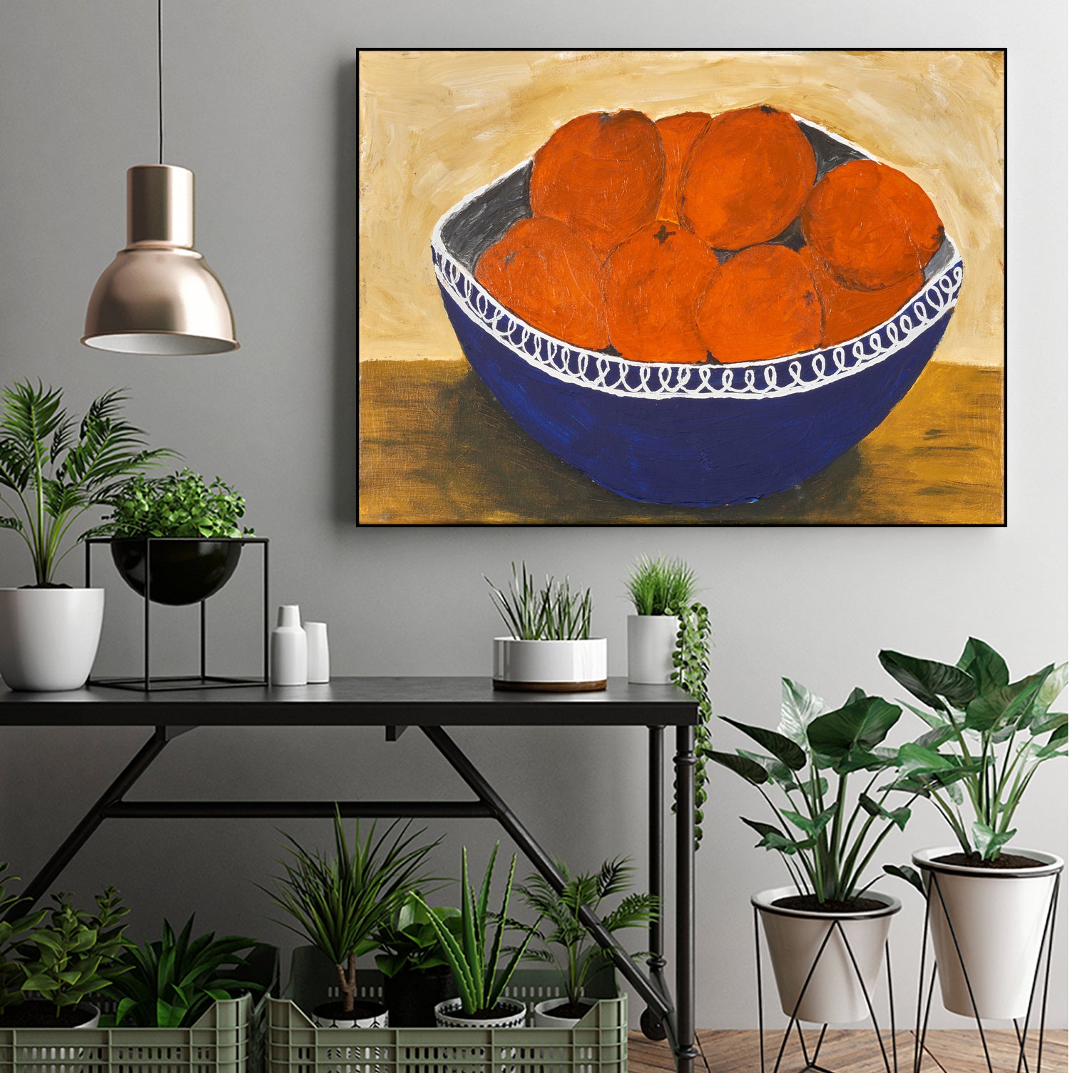 Very Orange - Art Print by Dale | GIANT ART