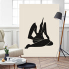 Long Hair Nude In Black by Little Dean on GIANT ART - 7200 illustration