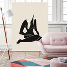 Long Hair Nude In Black by Little Dean on GIANT ART - 7200 illustration