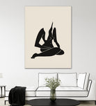 Long Hair Nude In Black by Little Dean on GIANT ART - 7200 illustration