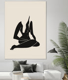 Long Hair Nude In Black by Little Dean on GIANT ART - 7200 illustration