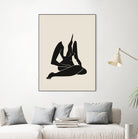 Long Hair Nude In Black by Little Dean on GIANT ART - 7200 illustration
