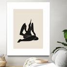 Long Hair Nude In Black by Little Dean on GIANT ART - 7200 illustration