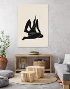 Long Hair Nude In Black by Little Dean on GIANT ART - 7200 illustration