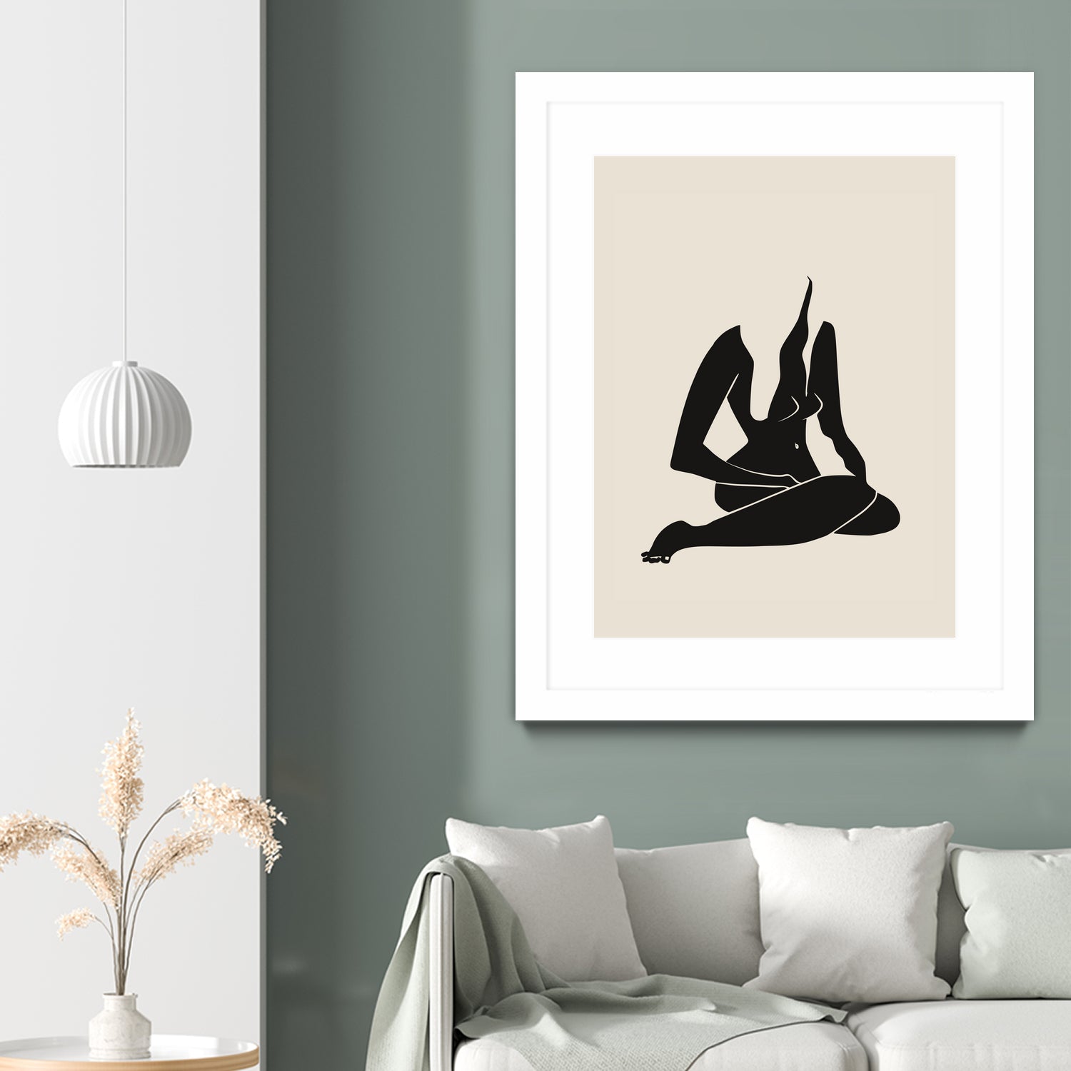 Long Hair Nude In Black by Little Dean on GIANT ART - 7200 illustration