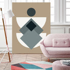 Mid Century In Greys by Little Dean on GIANT ART - abstract abstract