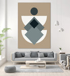 Mid Century In Greys by Little Dean on GIANT ART - abstract abstract