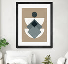Mid Century In Greys by Little Dean on GIANT ART - abstract abstract