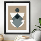 Mid Century In Greys by Little Dean on GIANT ART - abstract abstract