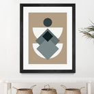 Mid Century In Greys by Little Dean on GIANT ART - abstract abstract