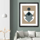 Mid Century In Greys by Little Dean on GIANT ART - abstract abstract