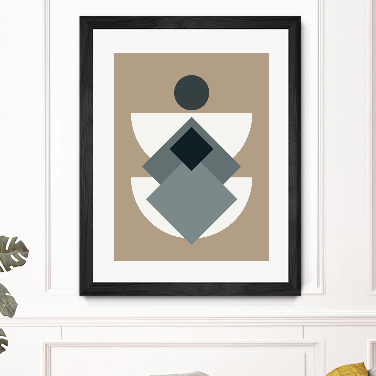 Mid Century In Greys by Little Dean on GIANT ART - abstract abstract