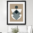 Mid Century In Greys by Little Dean on GIANT ART - abstract abstract