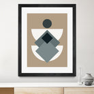 Mid Century In Greys by Little Dean on GIANT ART - abstract abstract