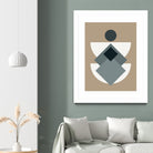 Mid Century In Greys by Little Dean on GIANT ART - abstract abstract