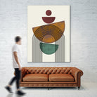 Textured Mid Century Composition by Little Dean on GIANT ART - illustration abstract wall art