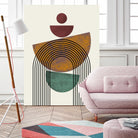 Textured Mid Century Composition by Little Dean on GIANT ART - illustration abstract wall art