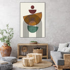 Textured Mid Century Composition by Little Dean on GIANT ART - illustration abstract wall art
