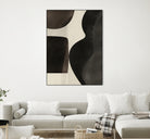 Black Abstract Collage by Little on GIANT ART - illustration beige