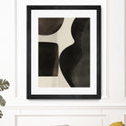 Black Abstract Collage by Little on GIANT ART - illustration beige