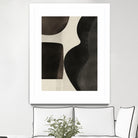 Black Abstract Collage by Little on GIANT ART - illustration beige