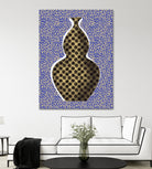 Polka Dot Vase by Little on GIANT ART - illustration vase