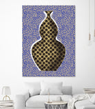 Polka Dot Vase by Little on GIANT ART - illustration vase