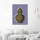 Polka Dot Vase by Little on GIANT ART - illustration vase