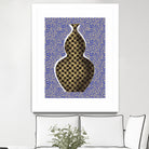 Polka Dot Vase by Little on GIANT ART - illustration vase