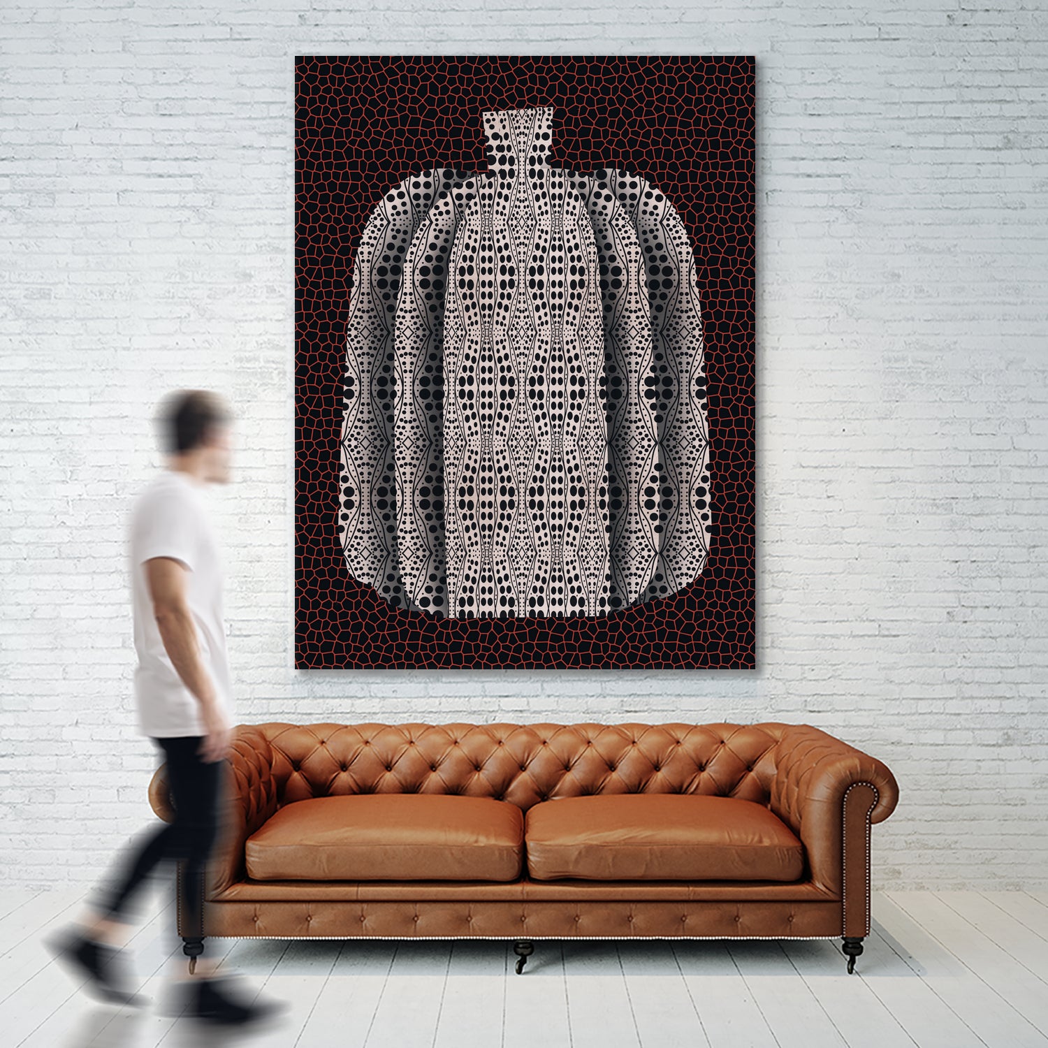 Pop Art Pumpkin Vase by Little on GIANT ART - illustration abstract