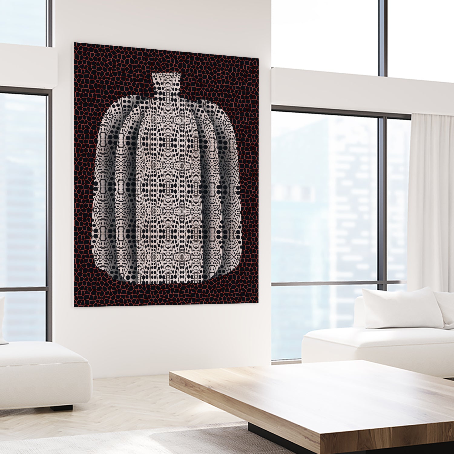 Pop Art Pumpkin Vase by Little on GIANT ART - illustration abstract