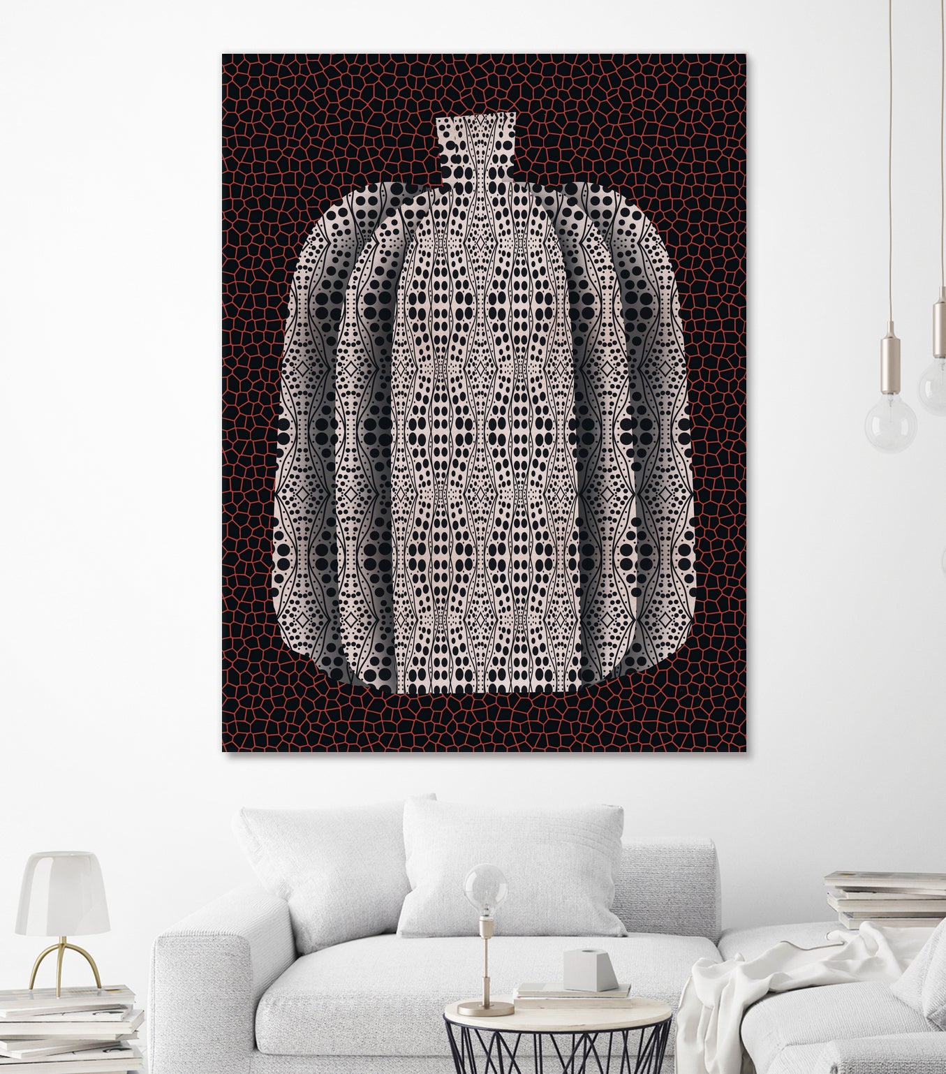 Pop Art Pumpkin Vase by Little on GIANT ART - illustration abstract