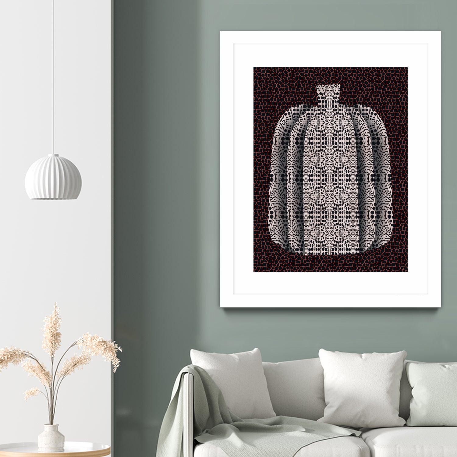 Pop Art Pumpkin Vase by Little on GIANT ART - illustration abstract