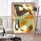 Luminous Ochre Abstract Infinity by Little Dean on GIANT ART - abstract