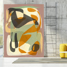 Luminous Ochre Abstract Infinity by Little Dean on GIANT ART - abstract