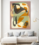 Luminous Ochre Abstract Infinity by Little Dean on GIANT ART - abstract