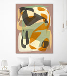 Luminous Ochre Abstract Infinity by Little Dean on GIANT ART - abstract